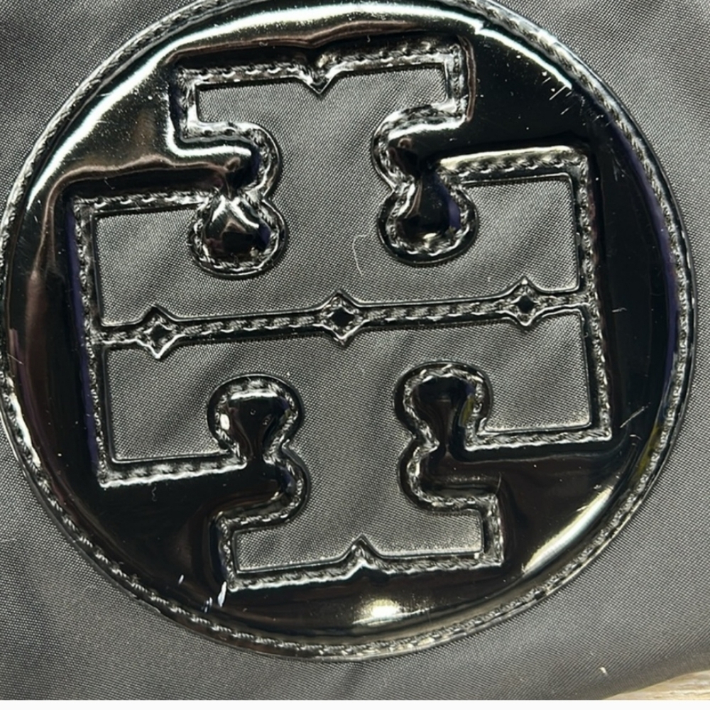 TORY BURCH ella Black Tote Bag - Picture 6 of 11